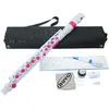 Image de Nuvo jFlute 2.0 flûte traversière pour enfants, blanc-rose