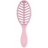 Image de Wet Brush Go Green Speed Dry Brosse à cheveux Rose   Design ventilé et poils HeatFlex ultra doux   Poignée ergonomique pour gérer les noeuds et les cheveux incontrôlables   Accessoires pour cheveux