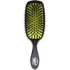 Image de WetBrush Brosse rehausseur de brillance avec Intelliflex doux et poils de sanglier naturels pour aider à distribuer les cheveux huiles naturelles, le démêlant Wet Brush est doux pour les cheveux, noir