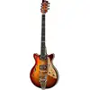 Image de Duesenberg Alliance Joe Walsh Gold Burst guitare semi-hollow body avec étui