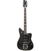 Image de Duesenberg Paloma Baritone Black Sparkle guitare électrique baryton avec étui