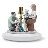 Image de LLADRÓ Figurine The Family Portrait. Figurine Famille de Porcelaine.