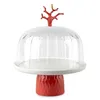 Image de LLADRÓ Boîte à gâteau Corail en Porcelaine.