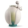 Image de Lladrò Pot avec singe porcelaine 01009499