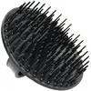 Image de Denman (Noir) Masseur pour cuir chevelu et brosse démêlante pour cheveux épais ou fins, cheveux bouclés ou raides - Utilisation sous la douche ou dans le bain - Épurateur de tête et de barbe - Pour femme et homme, D6
