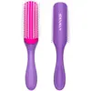 Image de Brosse D3 pour cheveux bouclés Denman (violette africaine) Brosse coiffante à 7 rangs pour démêler, séparer, mettre en forme et définir les boucles   Pour femmes et hommes