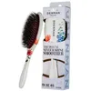 Image de Denman D81M Brosse à cheveux en poils de sanglier   Lissage et amélioration de la brillance pour un dos lisse, définition des boucles et démêlage. D81M Floral Fantasy Brosse à cheveux pour tous types