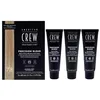 Image de American Crew Precision Blend Set de 3 Pots Coloration Gel Crème 120 ml