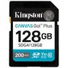 Image de Kingston Canvas Go! Plus - Carte mémoire flash - 128 Go - Video Class V30 / UHS-I U3 / Class10 - SDXC UHS-I en occasion ou reconditionné