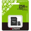 Image de Kingston SDCS3/256GB carte microSD avec adaptateur