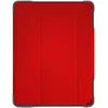Image de STM Dux Plus Duo iPad 10.2  (7/8/9e gén - 2019 à 2021) - Coque de Protection Durcie avec Emplacement Stylet - Rouge- Polybag