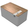Image de Klipsch The Three Plus Walnut, USB-C, Bluetooth 5.3, Smartphone, Ordinateur, Tablette, Enceinte Vintage Vinyle