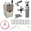 Image de ich-zapfe Ensemble Complet - Tireuse a Biere Jet 30 Machine a Biere, Pompe a Biere 1 Ligne, 35 litres/h, Professionnelle, Verres à bière ISAR 0,3 litres 6 pcs., KEG:NC Adaptateur