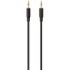 Image de Belkin - Câble auxiliaire avec connecteurs plaqués or - 2M - Noir