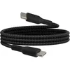 Image de Belkin BoostCharge câble USB-C vers USB-C à gaine tressée, câble USB C charge rapide certifié USB-IF pour iPhone 16, iPhone 15, Samsung Galaxy S24, S23, iPad Pro, Google Pixel, etc., 1 m, noir