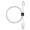 Image de Câble tressé - BELKIN - USB-C vers USB-A - 015 m - Blanc