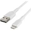 Image de Belkin Câble Lightning (câble Boost Charge Lightning vers USB pour iPhone, iPad, AirPods ; câble de recharge certifié MFi pour iPhone ; noir, 15 cm)