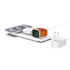 Image de Belkin Chargeur MagSafe 3-en-1, certification MFi, chargeur sans fil rapide pour iPhone 16, 15, 14, 13, 12 Series, Apple Watch 10, 9, 8, 7, 6, Ultra (et versions antérieures), AirPods 2, AirPods Pro
