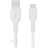 Image de Belkin Boost Charge USB-A to USB-C Silicon 2M White