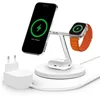 Image de Belkin Chargeur magnétique 3-en-1 MagSafe, 15 W, chargeur sans fil, recharge rapide d'iPhone, d'Apple Watch et d'AirPods, chargeur MagSafe sans fil pour iPhone 16, 15, 14, 13, Apple Watch et AirPods