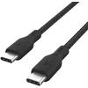 Image de Belkin 100w USB-C to USB-C Braided Cable 2M Black
