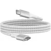 Image de Belkin BoostCharge câble USB-C vers USB-C, charge rapide avec technologie Power Delivery 240 W, certification USB-IF, pour iPhone 16, 15, MacBook Pro, Chromebook, Samsung Galaxy, iPad, etc, 1 m, blanc