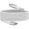 Image de Belkin BoostCharge câble USB-C vers USB-C, charge rapide avec technologie Power Delivery 240 W, certification USB-IF, pour iPhone 16, 15, MacBook Pro, Chromebook, Samsung Galaxy, iPad, etc, 2 m, blanc