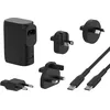 Image de Belkin BoostCharge Solution Hybride 2-en-1 Chargeur Secteur 25W + Batterie Externe 5000mAh 2 Ports, Port USB-C PD 3.0 et Port USB-A, Power Bank 5K, Chargeur Rapide et Portable