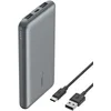 Image de Belkin Batterie Externe 10000mAh, Chargeur Externe, 1 Port USB-C et 2 Ports USB-A, jusqu'à 15 W, câble USB-A vers USB-C, Batterie Portable, Power Bank pour iPhone, Galaxy, Pixel, iPad- Gris sidéral