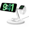 Image de Belkin BoostCharge Pro Station de Recharge 3-en-1 avec Qi2, Recharge Rapide 15 W, Chargeur sans Fil pour Tous Les modèles de l'iPhone 17, Air, Pixelsnap, Les AirPods, et Tout Appareil MagSafe - Blanc