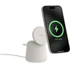 Image de Station de recharge sans fil et aimanté Belkin BoostCharge Pro 2-in-1 avec Qi2 15 W Sable en occasion ou reconditionné