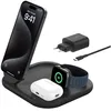 Image de Socle de recharge - BELKIN - Qi2 - 3-en-1 - Noir