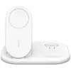 Image de Socle de recharge 3 en 1 aimanté et pliable Belkin Boost Charge Blanc en occasion ou reconditionné