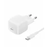 Image de Belkin BoostCharge Chargeur Secteur Compact 45 W avec câble USB-C vers USB-C, Recharge Rapide, pour Tous Les modèles de l'iPhone 17, Air, 16, Samsung Galaxy, Google Pixel, iPad, AirPods, etc - Blanc