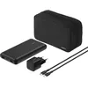 Image de Belkin Solution de Recharge Portable 4-en-1 avec Batterie Externe de 20000 mAh, Chargeur Secteur USB-C de 25 W, câble USB-C de 60 W et Pochette de Transport