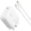 Image de Belkin - Chargeur Ordinateur Portable  Usb-C 100w Gan + Cable Usb-C 1.5m Blanc