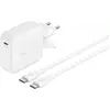 Image de Belkin - Chargeur Secteur  100w Gan Usb-C Repliable Blanc