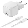 Image de Belkin - Chargeur  Usb-C 30w + Cable Usb-C 2m Argenté