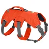 Image de RUFFWEAR Web Master Harnais Multi-Usage pour Chien avec poignée, réglable, Anti-Fuite, 2 Attaches de Laisse. Usage Quotidien ou Assistance à la mobilité, XXS (33-43 cm), Orange Fluo