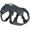 Image de Ruffwear Web Master Harnais pour chien avec poignée et boucle améliorée, réglable et léger pour les promenades et randonnées, anti-fuite, sans traction, respirant et confortable, gris basalte, X-Small