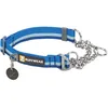 Image de RUFFWEAR Chain Reaction Collier pour Chien, Collier de Dressage réglable Anti-Traction, Anneau en D en Aluminium et Cordon de Serrage limité, Collier réfléchissant avec Blue Pool 14"-20"
