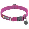 Image de RUFFWEAR Collier pour Chien Hi & Light, Ultra Solide et léger, Anneau de Fixation de la Laisse en Aluminium et Boucle à Ouverture latérale, Accessoire élégant pour Le Cou, Alpenglow Pink 11"-14"
