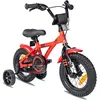 Image de PROMETHEUS BICYCLES Velo Enfant 3 Ans Garcon vélo Fille 12 Pouces a Roulette pour 3 a 5 Ans - BMX en Rouge