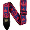 Image de Ernie Ball Classic Jacquard Strap 4698 Peace Love Dove sangle guitare