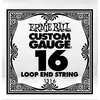 Image de Ernie Ball 1316 - Corde folk à boucle au détail Stainless Steel - tirant 016