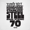 Image de Ernie Ball .070 Corde de basse en acier inoxydable Moyenne pour guitare basse