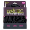 Image de Ernie Ball Câble Ultraflex Coiled Jack/Jack - 9M Black