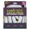 Image de Ernie Ball Câble Ultraflex Coiled Jack/Jack Coudé- 9M White