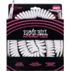Image de Cables Instrument Torsades Jack/jack Coudé 9M Blanc