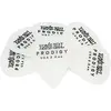 Image de Ernie Ball Lot de 6 médiators standard Prodigy, 2,0 mm, blanc